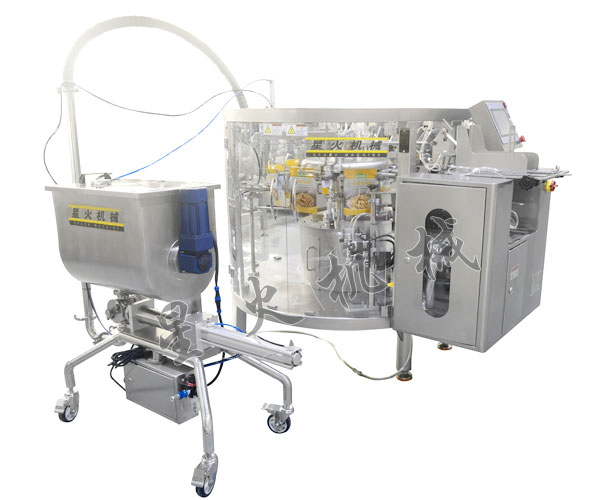 自动给袋式油泼辣子包装机